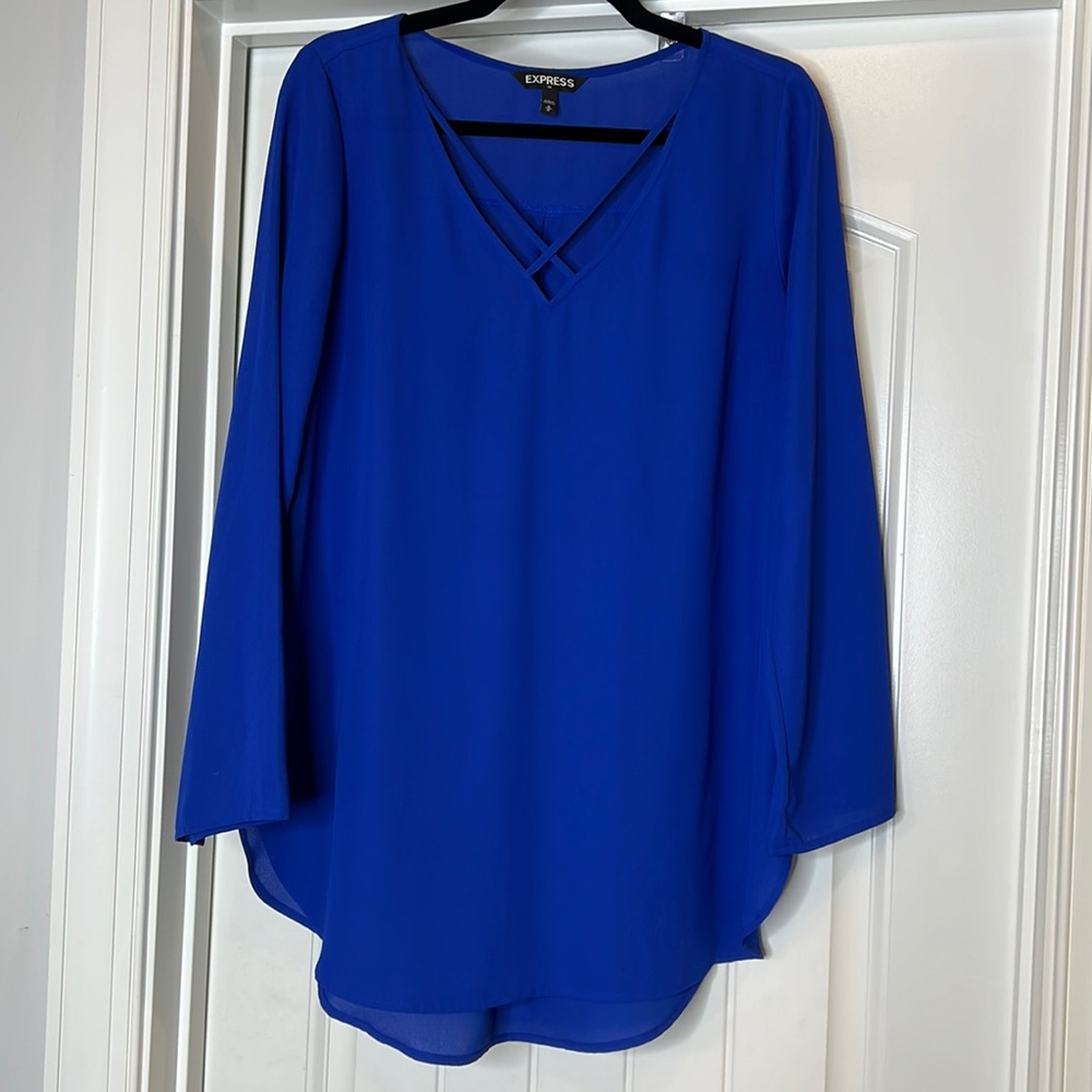 Cerulean tunic from Express
